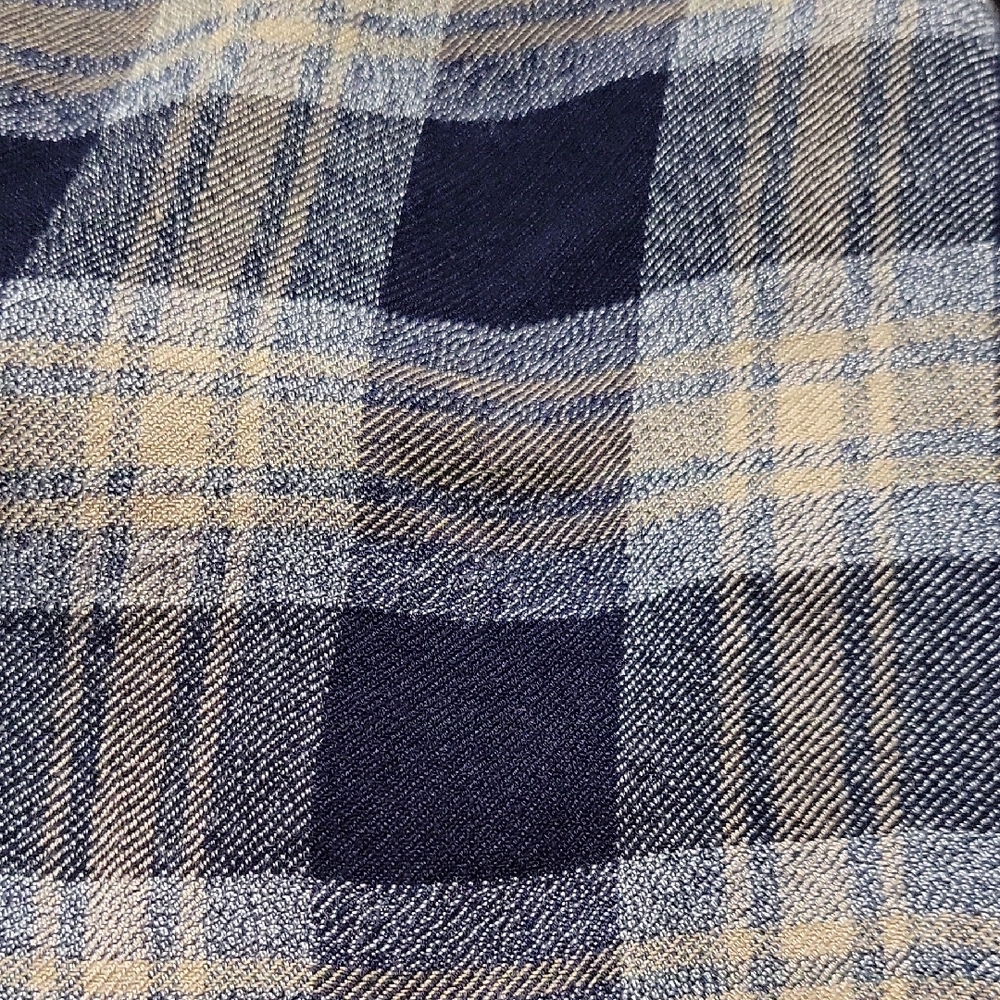 🌞Lucky Brand Blue and Gray Checkered Button Down Shirt. Small - Picture 5 of 5